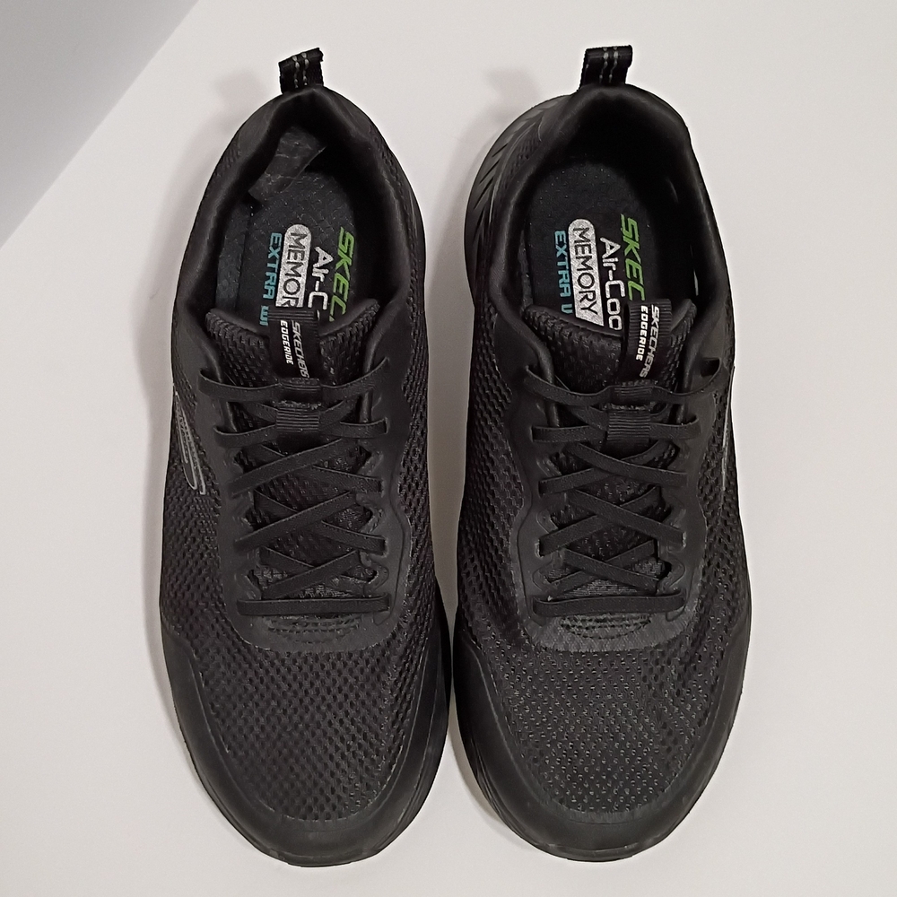 Skechers Men's Relaxed Fit Black Edgeride - Rekze Sneaker - Picture 6 of 10